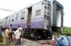 Madgoan-Mangaluru Central Train derailed at Mangaluru Junction